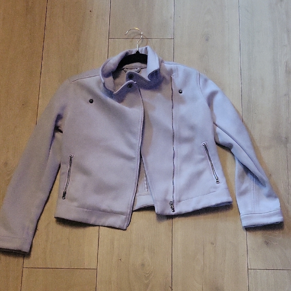 Old Navy Purple Blazer Cropped Fitted